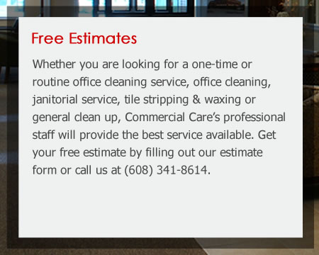 Commercial and Janitorial Cleaning Wisconsin